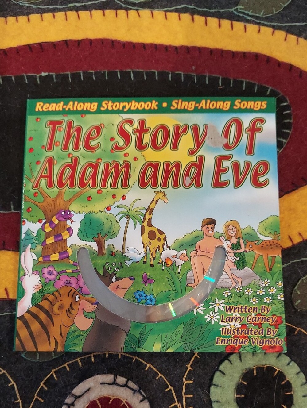 ❤️ Children's Read-Along Bible Story Book & CD Set Of 8 - Picture 3 of 13